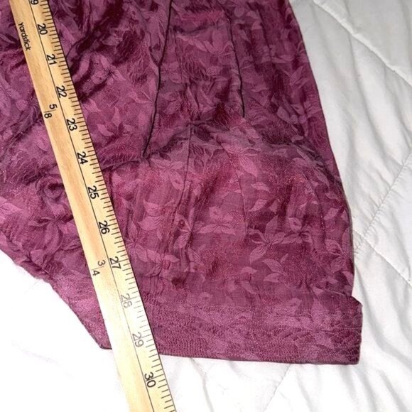 Bohemian Style Maroon Floral Print Harem Pants - Picture 10 of 11
